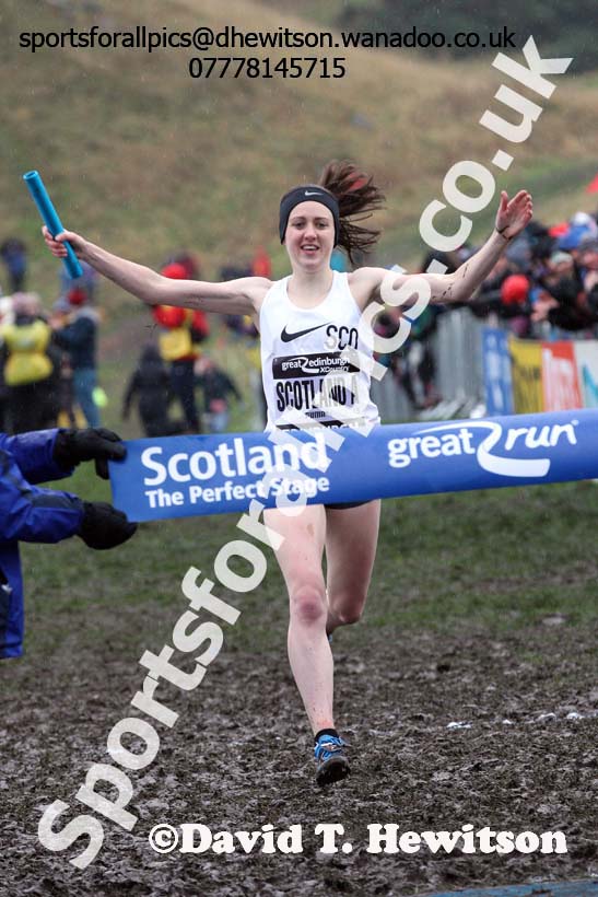 Stewart Cup International Relay, Great Edinburgh Cross Country. Photo: David T. Hewitson/Sports for All Pics